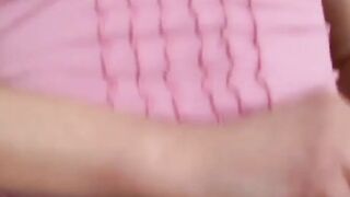 triggered teen screams as giant dildo rips her anus apart