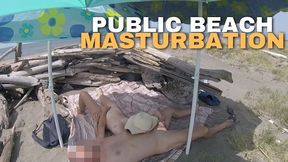 On A Nudist Beach In Tenerife, The Stepdaughter Jerks Off Her Stepfathers Cock Without Shame