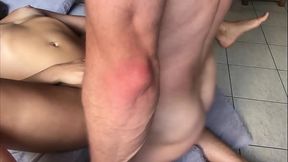 Deep anal fucking for the beautiful big ass brunette