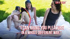 Ersties - Sexy Married Couple From Canada Have Lesbian Strap On Sex Outdoors