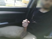 CUMSHOT IN PUBLIC: Jerking Off in the Street while People are Walking around My Car (Risky Flashing)