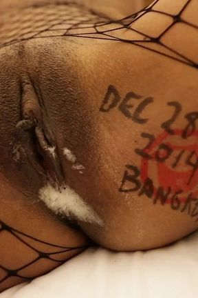 Asiansexdiary Asian MILF Seduces Foreigner with Her Fishnets