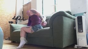 5224 Purple in Daylight Hogtie
