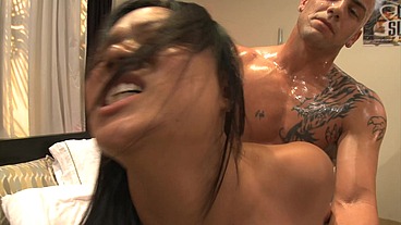 Tasha Lynn Is An Asian Whore That Pleases A Big Stiff Dick