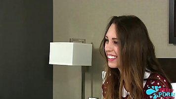 Sweet girl in a pretty dress, Jade Nile is about to experience a very intense orgasm