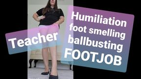 Teacher Humiliates, Ballbusts, Milks