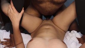Sexy teen GF seduces BBC with perfect tits and big booty