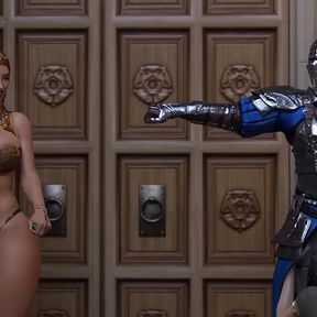 Queen Royally Rewards an Exotic Futa Dancer - Futa Shemale