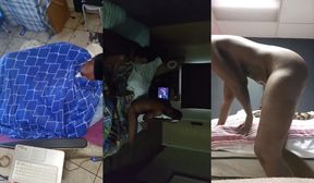 Watch this curvy ebony MILF get up and moving on the streets of Africa