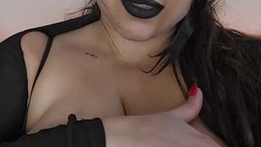 Latina Goth Turns You Into Her Brainless Gooner