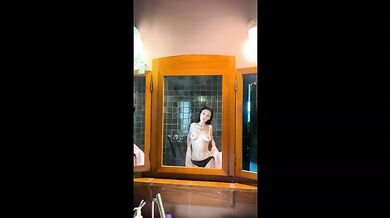 Daddy's Stepsister rides his face while flashing her shaved pussy