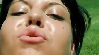 Sunny Day Orgasm - Outside Blowjob & Riding On Top Of His Hard cock!