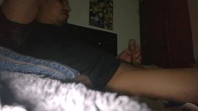 Bixesual masturbates