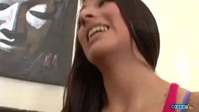 An outstanding blonde beauty has her lesbian friend licking her pussy as she is having an intense orgasm