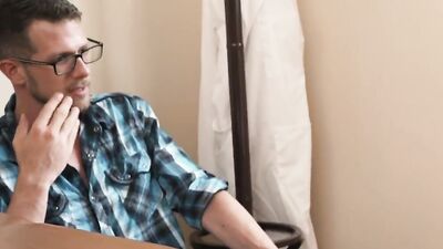 Austin Young is fucked by a kinky doctor in front of his boyfriend