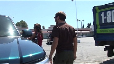 Kristina Rose car trouble