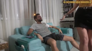 Sexy Brazilian Girl Next Door Struggles To Handle His Big Dick