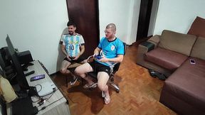 bastidores da gravacao com o hisak valendo toba
