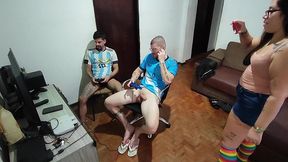 bastidores da gravacao com o hisak valendo toba