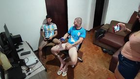 bastidores da gravacao com o hisak valendo toba