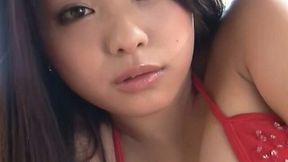 Charming Japanese whore Mizuho Tada poses on a cam working on hot photo session