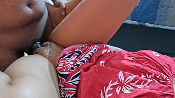 Cheating Wife Has Sex With Lover When Husband Is Not At Home.