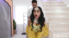 Yasmina Khan Charms in Wild Interracial Desi Encounter