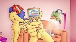 Reading Adult Homer's Nightmare - Porn Parody