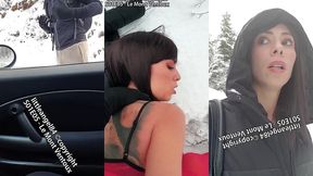 littleangel84 - enculee par un inconnu dans la neige en costume de mere noel