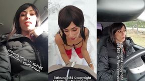 littleangel84 - enculee par un inconnu dans la neige en costume de mere noel