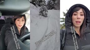 littleangel84 - enculee par un inconnu dans la neige en costume de mere noel