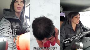 littleangel84 - enculee par un inconnu dans la neige en costume de mere noel