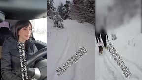 littleangel84 - enculee par un inconnu dans la neige en costume de mere noel