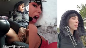 littleangel84 - enculee par un inconnu dans la neige en costume de mere noel