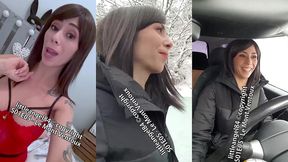 littleangel84 - enculee par un inconnu dans la neige en costume de mere noel