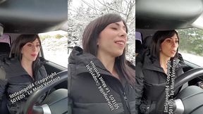 littleangel84 - enculee par un inconnu dans la neige en costume de mere noel