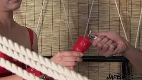 Japanese Teacher Tapping at the SM Dungeon