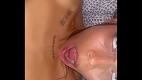 the tight anal hole of the Latin fairy gives pleasure to both of us