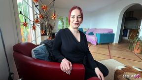 german curvy big natural bouncing redhead bitch emma fox pick up for pov cheating fuck by old guy