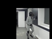 bastard wetsuit commando training in abandoned business