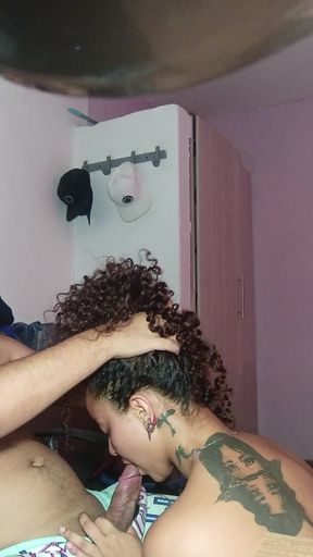 my stepsister beats me to fuck her while the boyfriend is in the other room