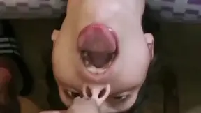 This older woman knows how to have fun and uses her mouth to get milk, cum,