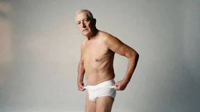 Ai oldermen in there 60's posing in white underware