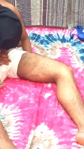 Dhaka.  my stepsister all night. My stepbrother lives abroad so he let me  him all night.   Clip 2