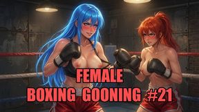 Female Boxing Gooning #21: Ring of Oil and Obedience