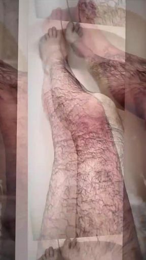 My legs in bath