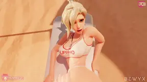 Hot Mercy gets fucked hard in 3D animated hentai