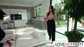 Feet Goddesses Charlotte Sins And Ivy Ireland Share One Dick