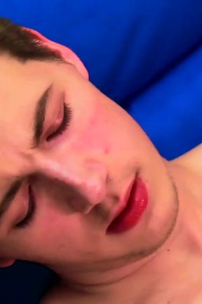 Horny teen Henry wanks that cock until he shoots a cum load!