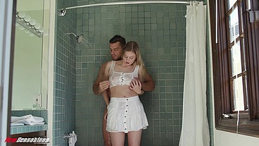 Amber's Teen Pussy Is Step Daddy's Favorite